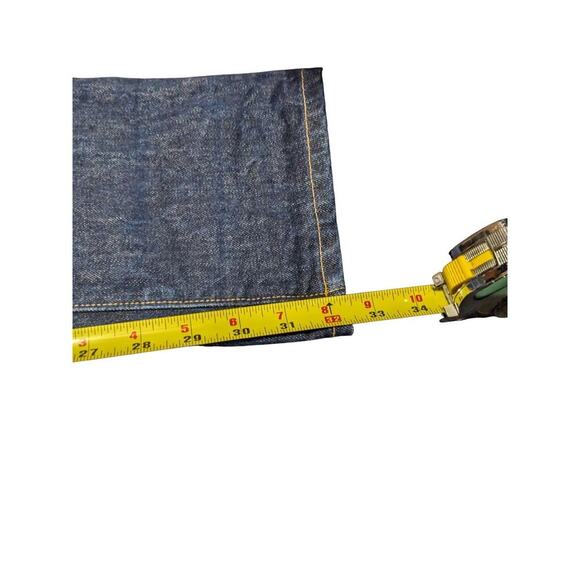 Noble Jeans Men's 32 Blue Selvedge Made in USA Button Fly - Picture 11 of 14